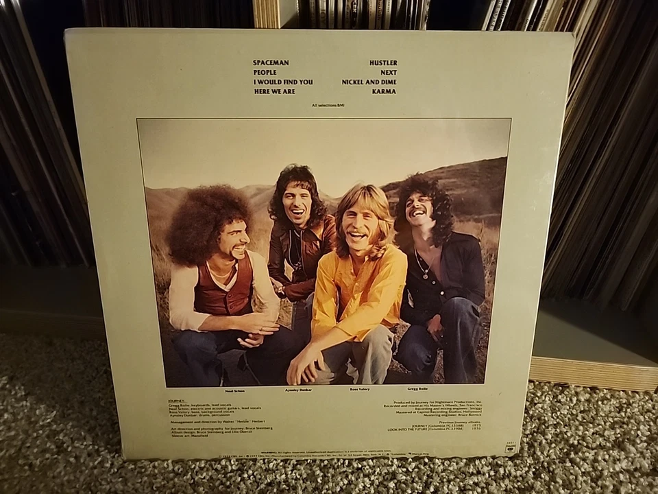 Journey Next SEALED 80's Vinyl PC 34311 LP Happy Sticke Hard Prog Rock - Image 4 of 4