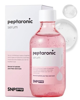 SNP Prep Peptaronic Serum - Koreanisches Gesichts- und Körperserum mit 6 Peptiden und 5 ...