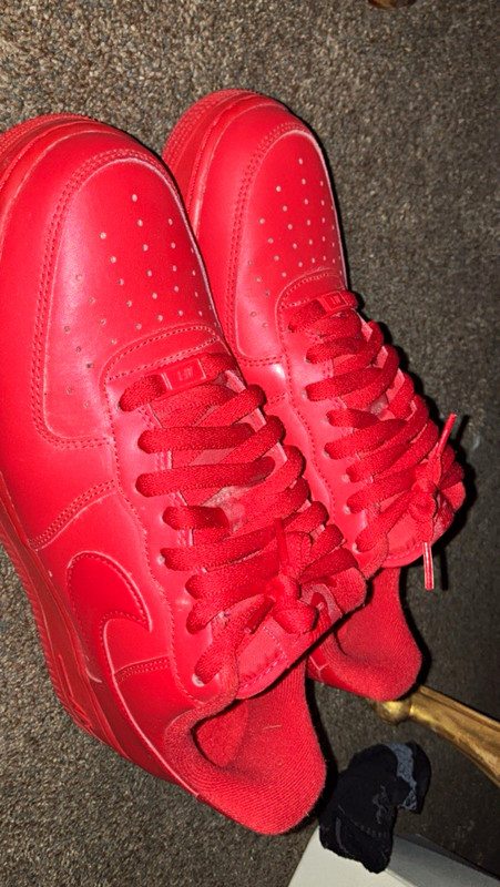Nike Air Force 1 tripple redd Low Top Men's