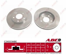 2x New Brake Disc for BUICK CADILLAC CHEVROLET OPEL PONTIAC VAUXHALL:REGAL