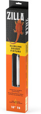 Reptile T8 Slimline Desert Pet Habitat Light Fixture with 15 Watt Fluorescent Bu