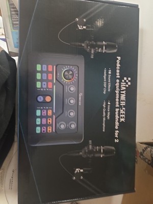 Hayner-Seek Podcast Equipment Bundle For 2 - NEW OPEN BOX