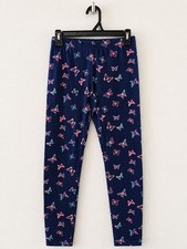 Girls Butterfly Print Leggings Size XL 14-16