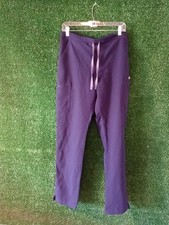 Big Women Pants Size Medium Tall Pre-owned Smoke-free Navy Blue Scrub Pants