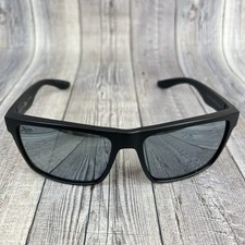 Hobie Eclipse Sunglasses, Polarized Gray Mirror Lenses, R4L Black, 58-17-133