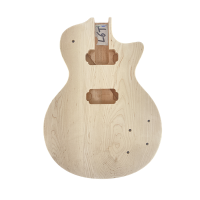 #ad Electric Guitar Body for Build Guitars Mahogany Wood with Maple Cap Set in Heel $71.90