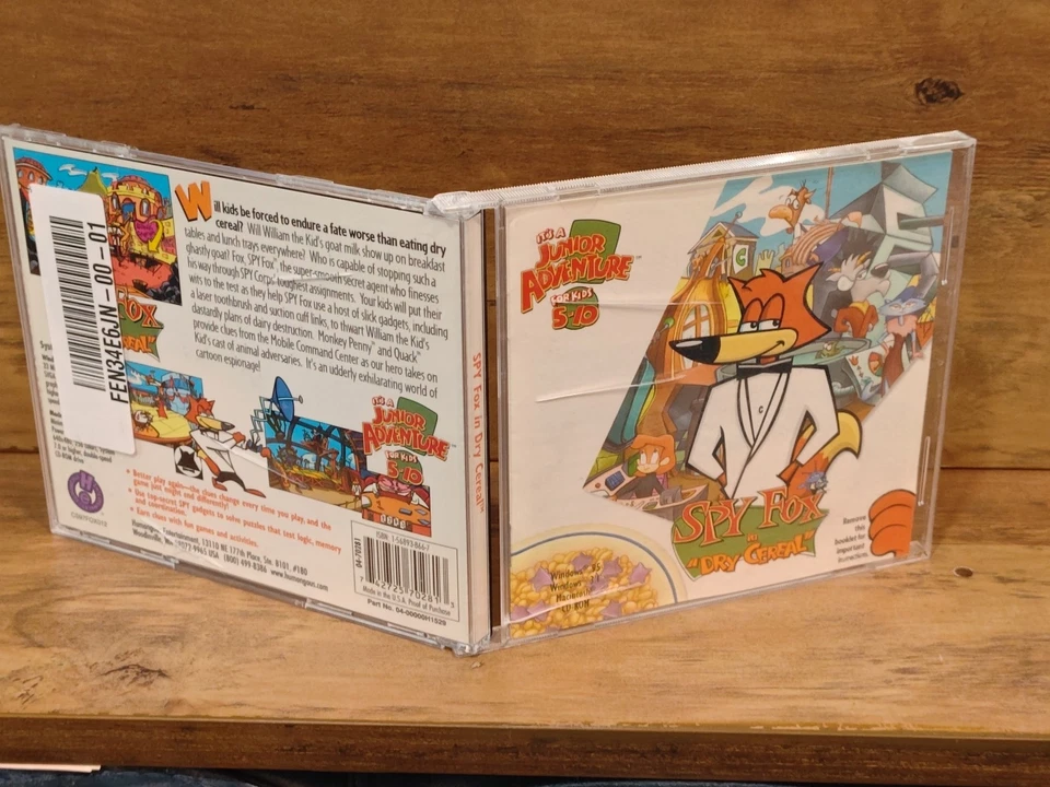 Spy Fox in Dry Cereal (Windows/Mac, 1997) Vintage PC Game Win95 Win98 OOP HTF - Image 3 of 4