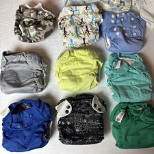 Bum Genius All-In-One Cloth Diapers Inserts, Thirsties, Kawaii, Grovia Prefolds
