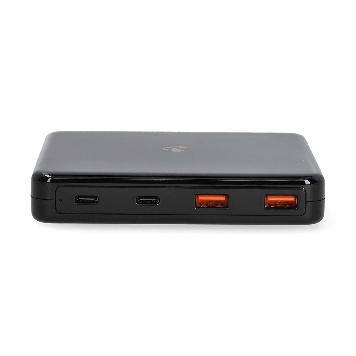 Chargeur USB C 65W GaN à 4 ports pour bureau portable noir