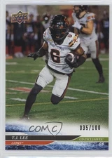 2025 Upper Deck CFL Exclusives 35/100 TJ Lee #58 08s2