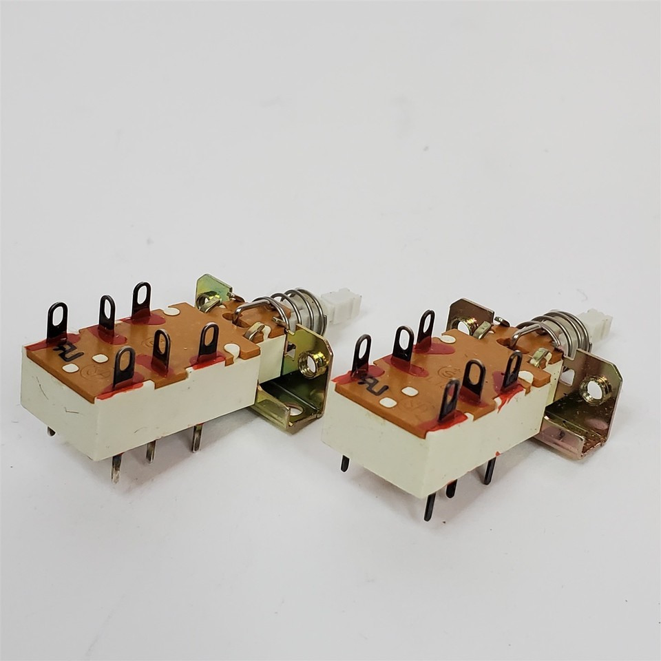 Ne15 New Toko Power Push Button Switches PAIR DPDT Toko Schadow NE15 8532C ...