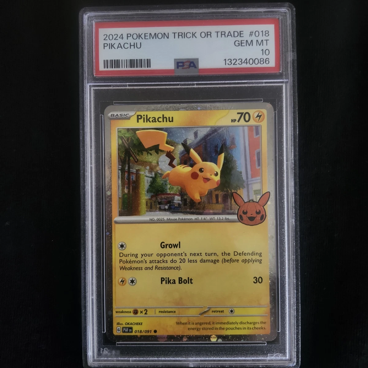Pikachu Pokémon TCG Professional Sports Authenticator (PSA) Grade