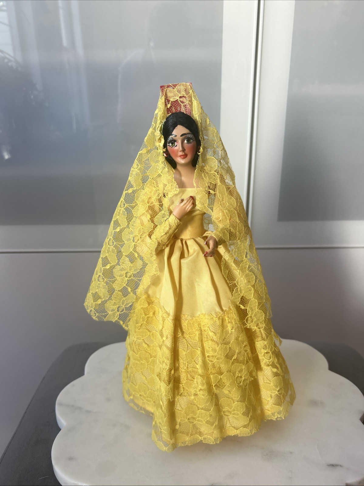 Vintage 12" Mexican Doll  - Spanish Senorita, from the 1950'
