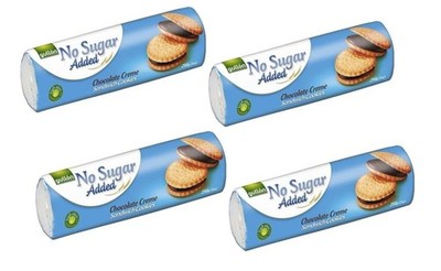 Gullon Sandwich Cookie Chocolate Cream Biscuits 250 g, tolle Wahl für Diabeti...