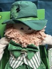 RARE Dan Dee St. Patrick's Day Leprechaun Fabric Figurine 10in VINTAGE  NIP — photo 3