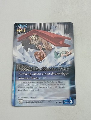 Bleach TCG Einzelkarte Rettung durch einen Stahlträger bespielt