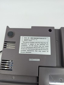 Nintendo Entertainment System NES Console Gray (NES-001) RF Switch & Power Cords