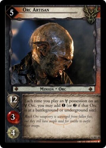 Lotr TCG Black Rider RF Set FOIL 12RF1 - RF18 complete 18 cards NM/MINT - Picture 17 of 18