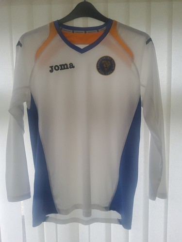 Shrewsbury Town Away football shirt 2012-2013 Joma Long Sleeve Mens Size Small - 第 1/5 張圖片