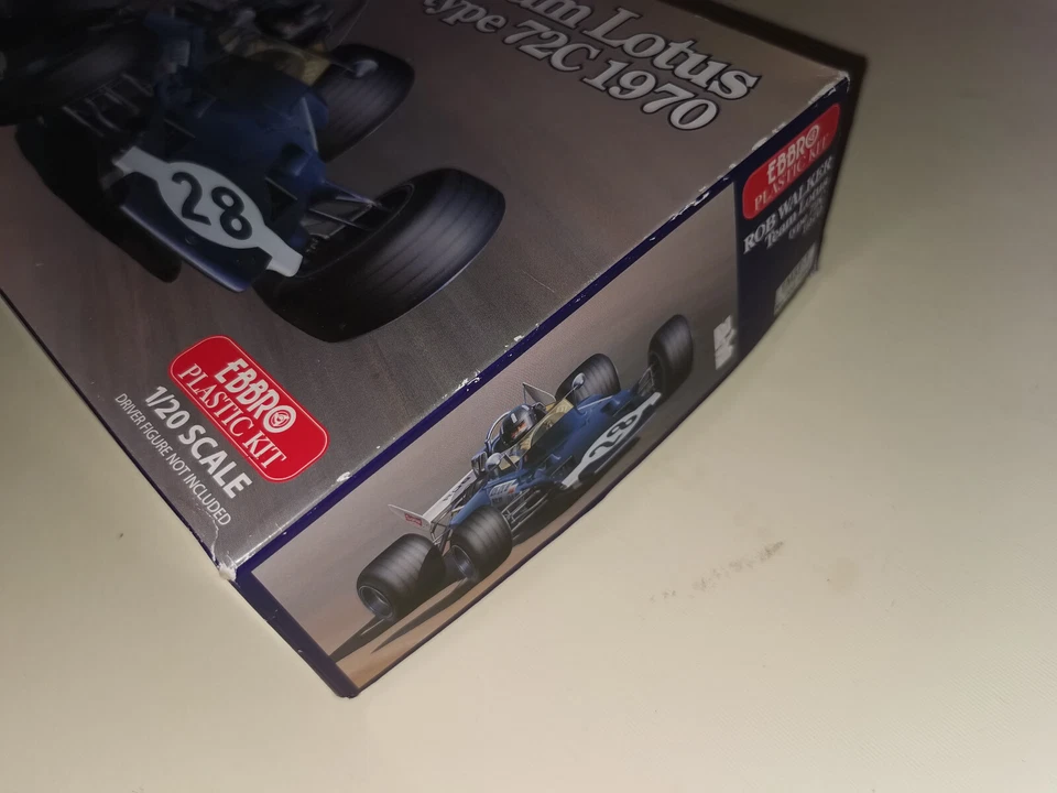 Lotus Type72C Rob Walker Team Lotus Ebbro No. 20002 1:20 all sealed bags - Immagine 2 di 4