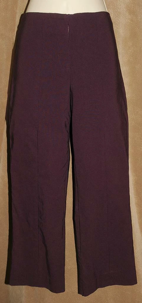 Cache - Burgundy / Dk Red / Plum - Stretchy Cropped Capri Pants sz 0 *Stylish!