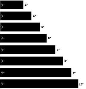 Bohning Arrow Wrap Size Chart