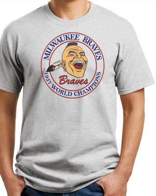 milwaukee braves t shirt