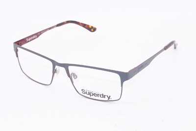NEW SUPERDRY YOSHI C:008 DARK GREY FRAME AUTHENTIC EYEGLASSES 56-17