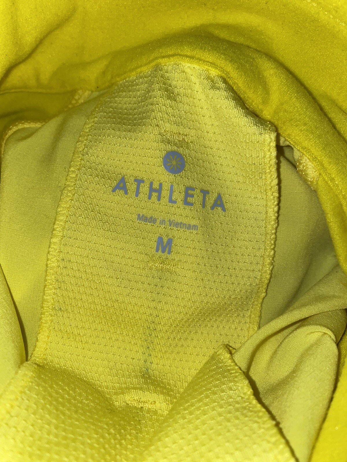 Athleta Medium Yellow Half Zip Pullover, Long Sle… - image 5