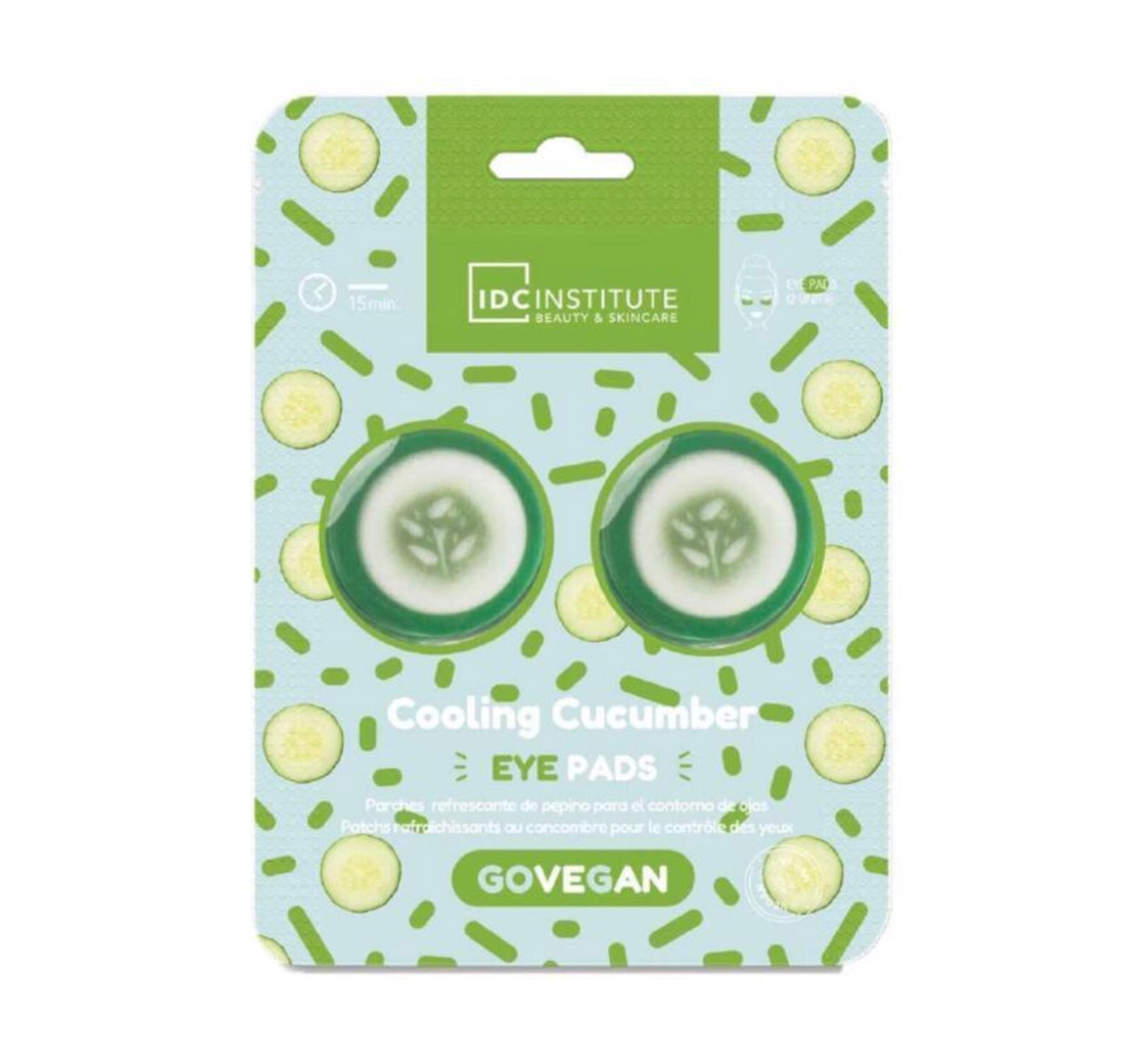 IDC Institute Cooling Cucumber Eye Pads Patch Rinfrescanti Contorno Occhi
