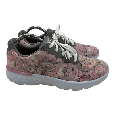 Floral Skechers Memory Foam Skechers Womens Floral 12061 AQMT