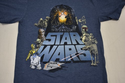 Star Wars Mens Darth Vader vs OB1 Kenobi Light Sabre Battle Shirt New S, L, XL - Picture 3 of 6