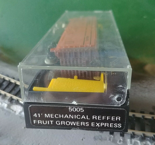 Vintage Bachmann Spur N 41' mechanischer Kühlwagen Obstbauer Express #5005 - Bild 6 von 6