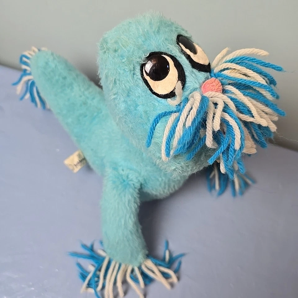 Knickerbocker Animales de Distinción Morsa Azul 12" Hilo de Peluche De Colección Foto 3 de 4