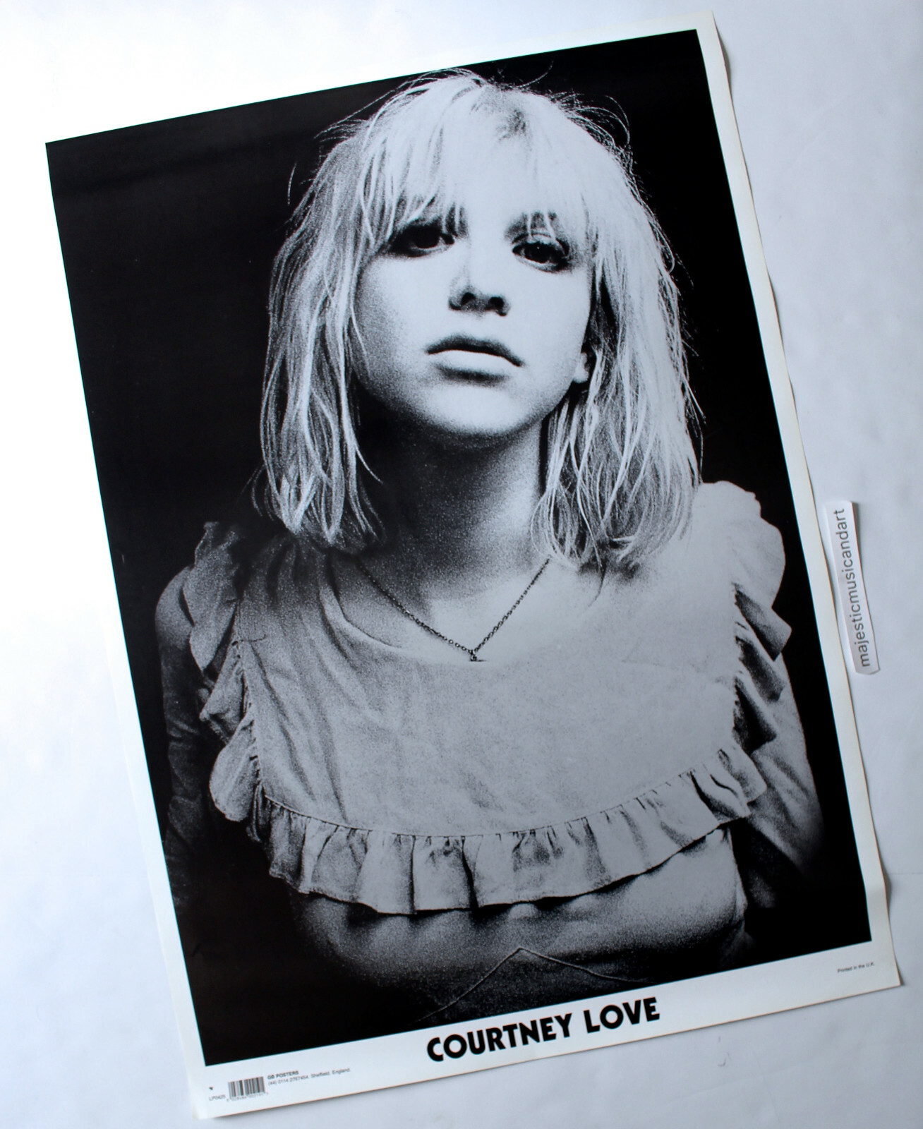 BEAUTIFUL ORIGINAL 1991 COURTNEY LOVE HOLE POSTER RIOT GIRL EX+