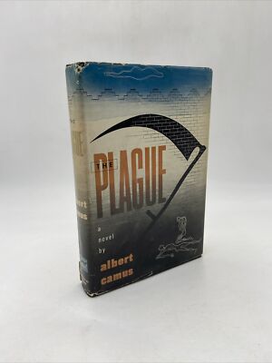 The Plague by Albert Camus 1968 hardcover) Dust Jacket Alfred A. Knopf
