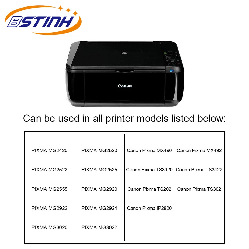 PG-245 XL & CL-246 XL Ink Cartridge For Canon PIXMA TS3120 TS3122 MG2522 MG2520, - Image 2 of 4