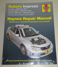 Repair Manual Subaru Impreza + Impreza WRX / WRX STI + Outback, 2002 - 2014
