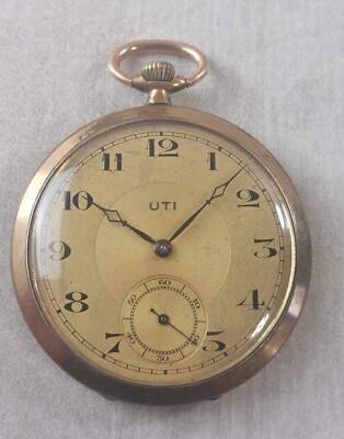 Gousset Ancienne Montre Ã Gousset Occasion Ancienne Montre Gousset  Mécanique, Uti, Boîtier Plaqué Or, Vintage