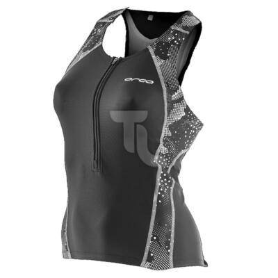 Orca Core Support Singlet Damen HVC8 schwarz weiß NEU Laufshirt Top