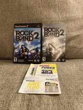 Rock Band 2 Sony PlayStation 2, 2008 Replacement Case Manual ONLY No Game