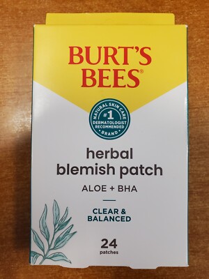 Burt's Bees Herbal Blemish Patch w/Aloe + BHA - 24 Patches  E17B