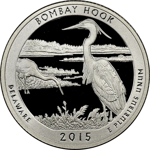 2015-S Clad Bombay Hook Early Release Quarter PF 69 Ultra Cameo NGC