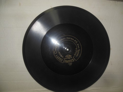 ultra rare excellent 14" antique 5207 2/5207 4 PATHE record CARMEN - Picture 6 of 9