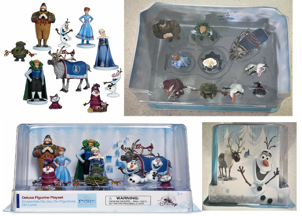 Figurines Playset La Reine des Neiges Disney Store Anna Kristoff Hans Sven  Olaf