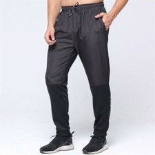 Everlast Hybrid Mens Tracksuit Pants Trousers  Sweatpants Training Black SMALL