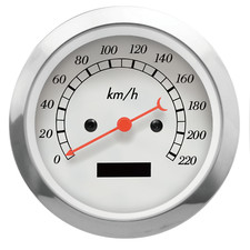 Motor Meter Racing Classic 85mm Electrical Speedometer 220 Kmh Digital Odometer Motor Meter Racing Classic 85mm Electrical Speedometer 220 Kmh Digital Odometer