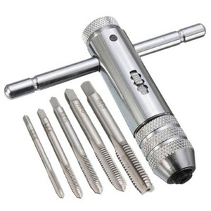 MACHSWON Gewindeschneider Set M5 X 0.5mm - Metrische Gewindebohrer & Schneideisen