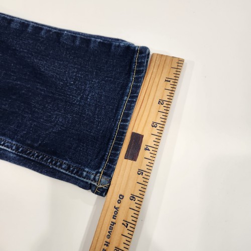 Abercrombie Kids Girls Straight Leg Jeans Size 15/16 Stretch Blue Denim - Picture 12 of 12