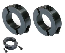 2-Pack 3/4" Bore Double Split Shaft Locking Collar Black Oxide Finish